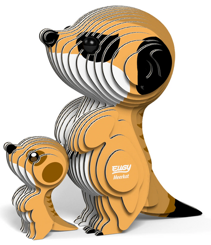 EUGY Meerkat 3D Puzzle #046 - Manufacturer hero image