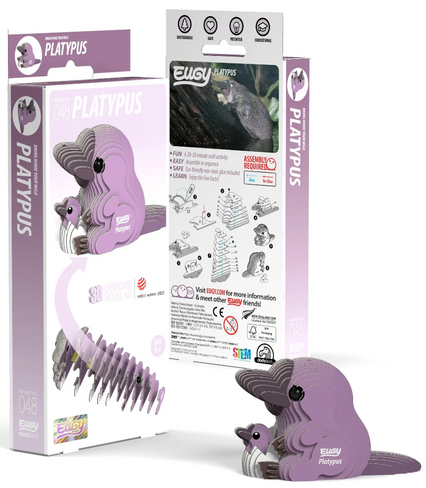 EUGY Platypus 3D Puzzle #048 - Package image