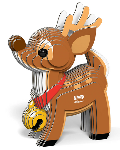 EUGY Reindeer 3D Puzzle #054 - Manufacturer hero image