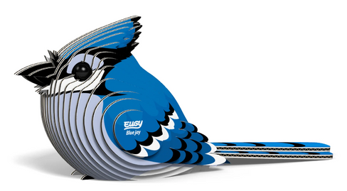 EUGY Blue Jay 3D Puzzle #067 - Manufacturer main image