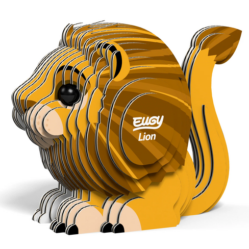 EUGY Lion 3D Puzzle #070 - Manufacturer main image