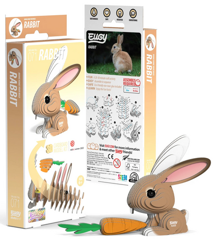 EUGY Rabbit 3D Puzzle #071 - Package image