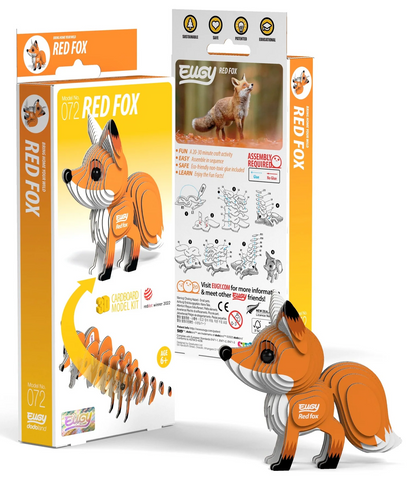 EUGY Fox 3D Puzzle #072 - Package image