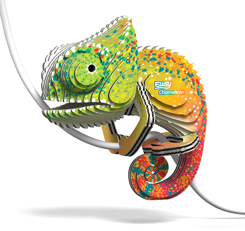 EUGY Chameleon 3D Puzzle #075 - Manufacturer main image