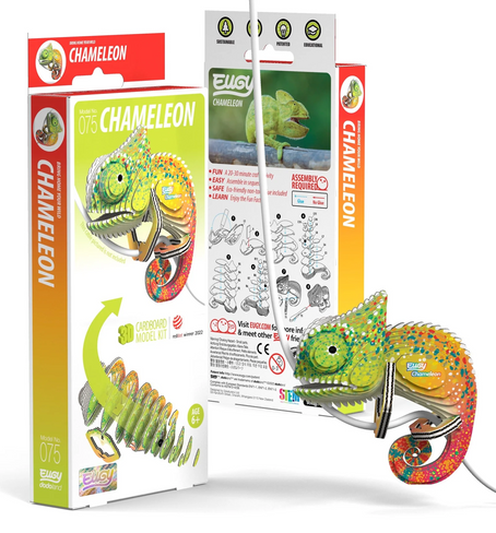 EUGY Chameleon 3D Puzzle #075 - Package image