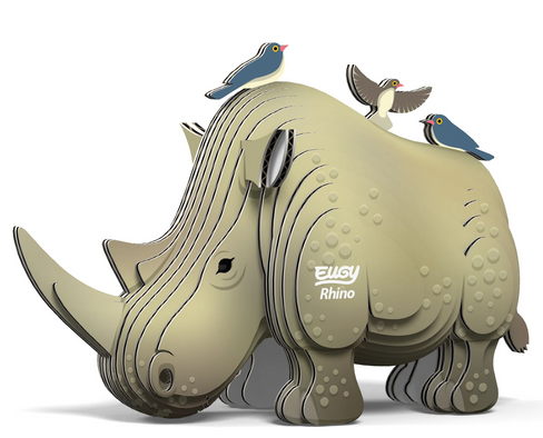 EUGY Rhino 3D Puzzle #076 - Manufacturer main image