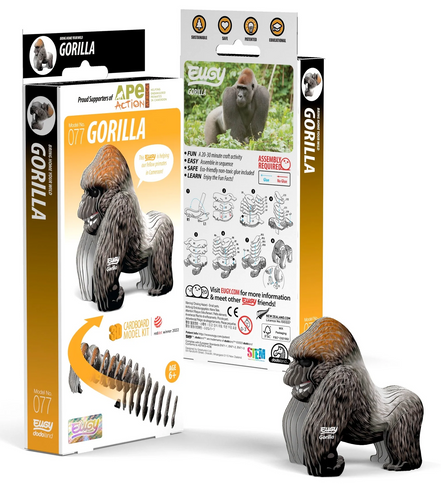 EUGY Gorilla 3D Puzzle #077 - Package image