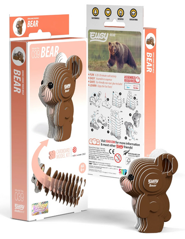 EUGY Bear 3D Puzzle #039 - Package image