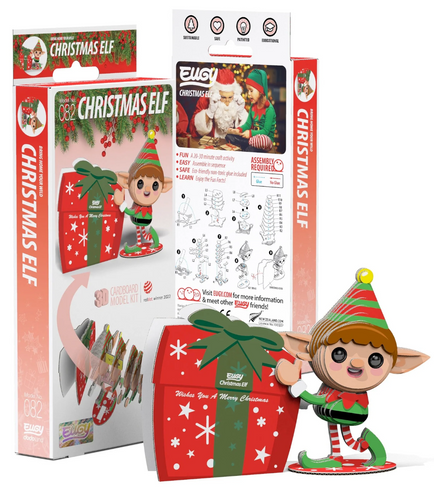 EUGY Christmas Elf 3D Puzzle #082 - Package image
