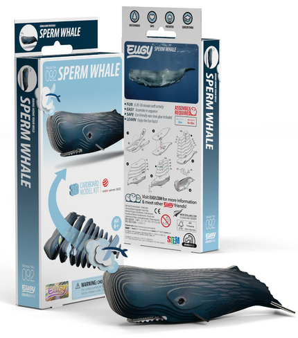 EUGY Sperm Whale 3D Puzzle #092 - box view
