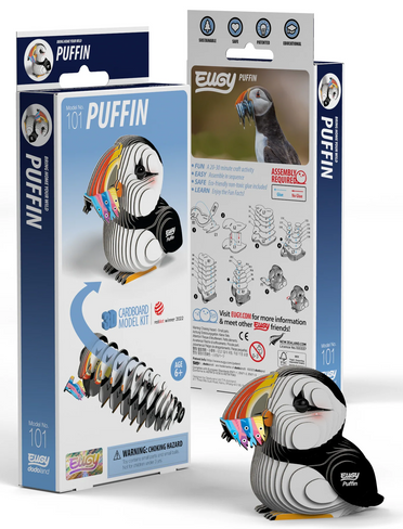 EUGY Puffin 3D Puzzle #101 - Package image