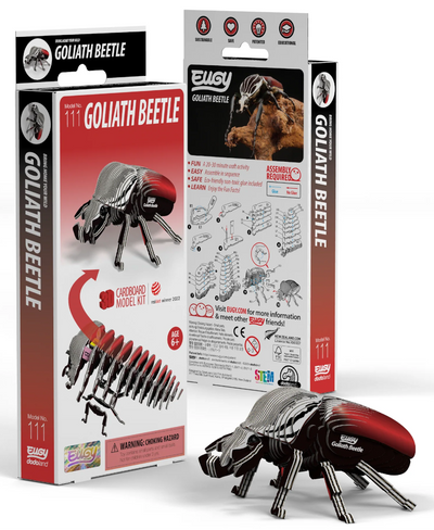 EUGY Goliath Beetle 3D Puzzle #111 - Package image