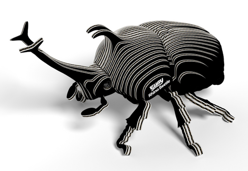 EUGY Rhino Beetle 3D Puzzle #113 - Manufacturer hero image