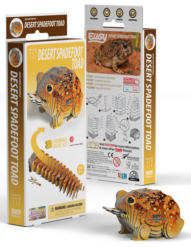 EUGY Desert Spadefoot Toad 3D Puzzle #117 - Package image