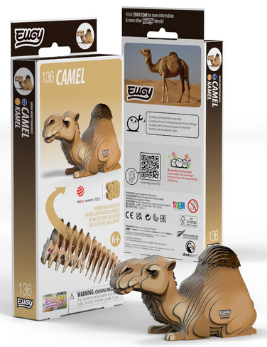 EUGY Camel 3D Puzzle #136 - Package image
