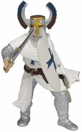 Papo Crusader with Blue Helmet