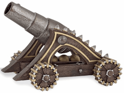 Papo Medieval Cannon that really Fires Projectiles