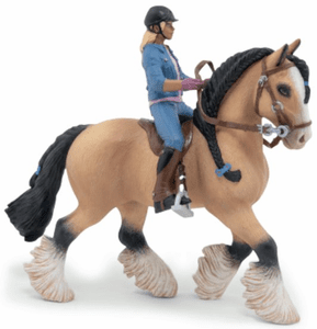 Papo Tinker Horse with Young Rider